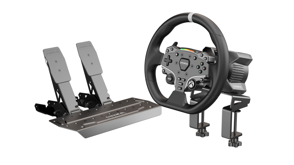 MOZA R3 Racing Wheel and Pedals